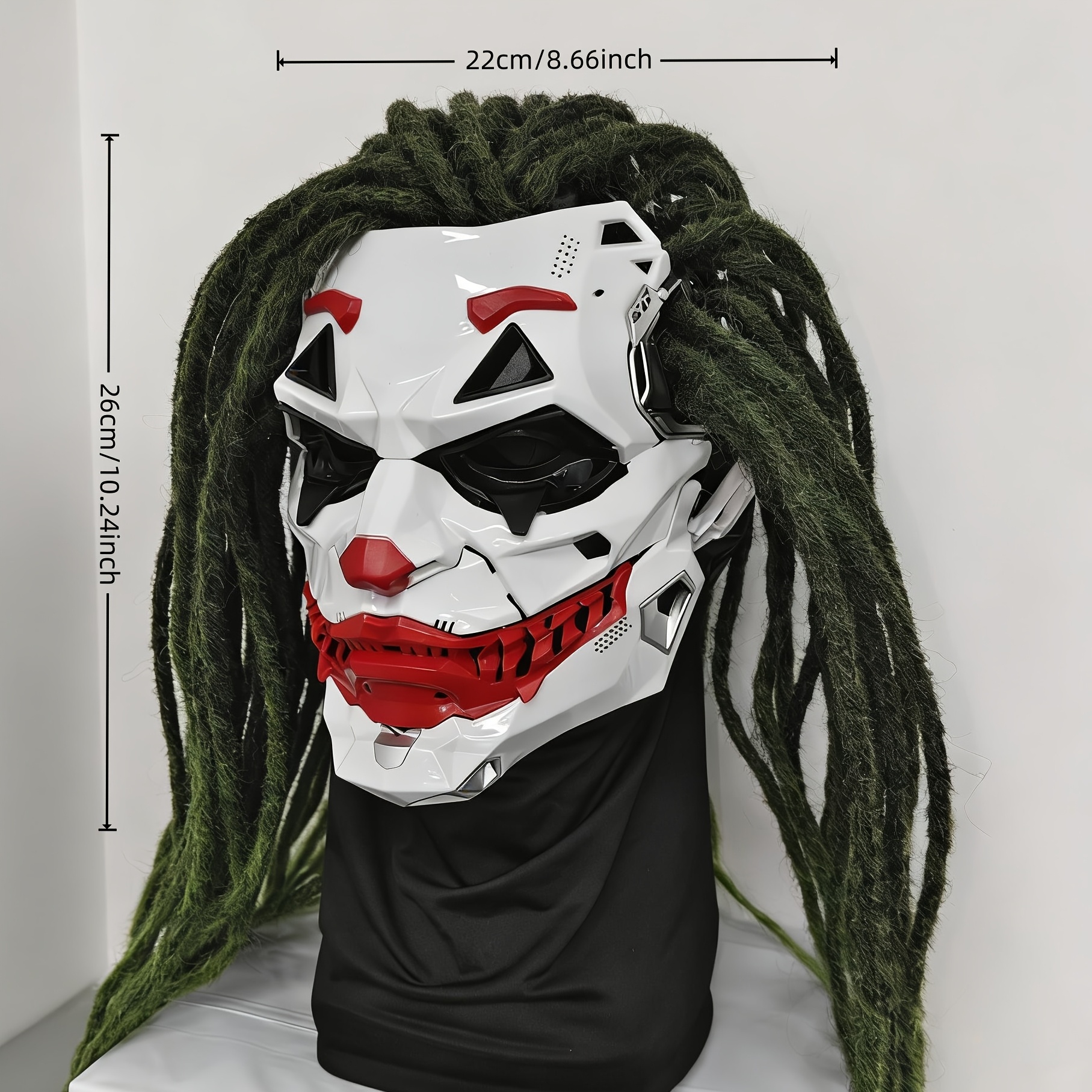 Punk Style Cool Full Face Mask Exquisite Texture Design