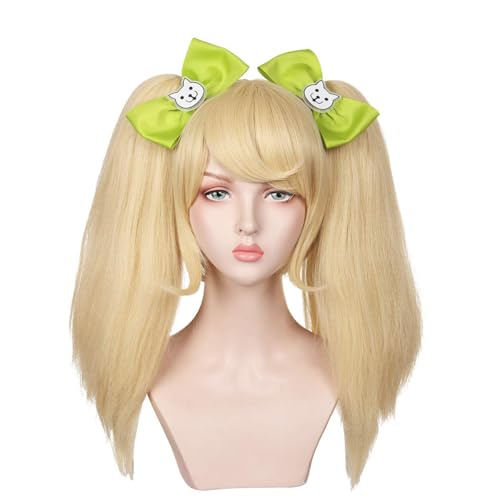 Long Blonde Wig with Detachable Ponytails