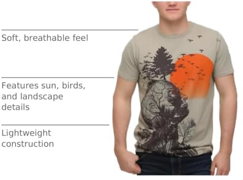 The Hangover Alan Human Tree Dark Khaki Tee - Image 4