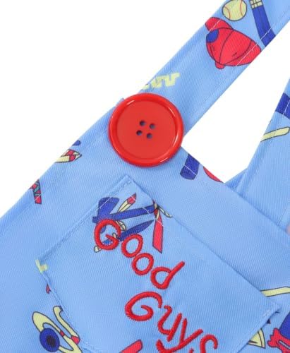 5 Pcs Adult Chucky Ghost Cosplay Outfit Set - Image 4