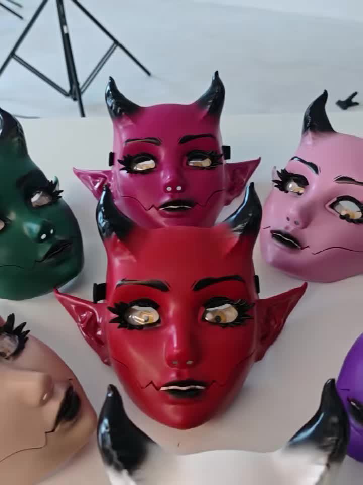 Devil Demon Mask, Realistic Full Face - Image 18