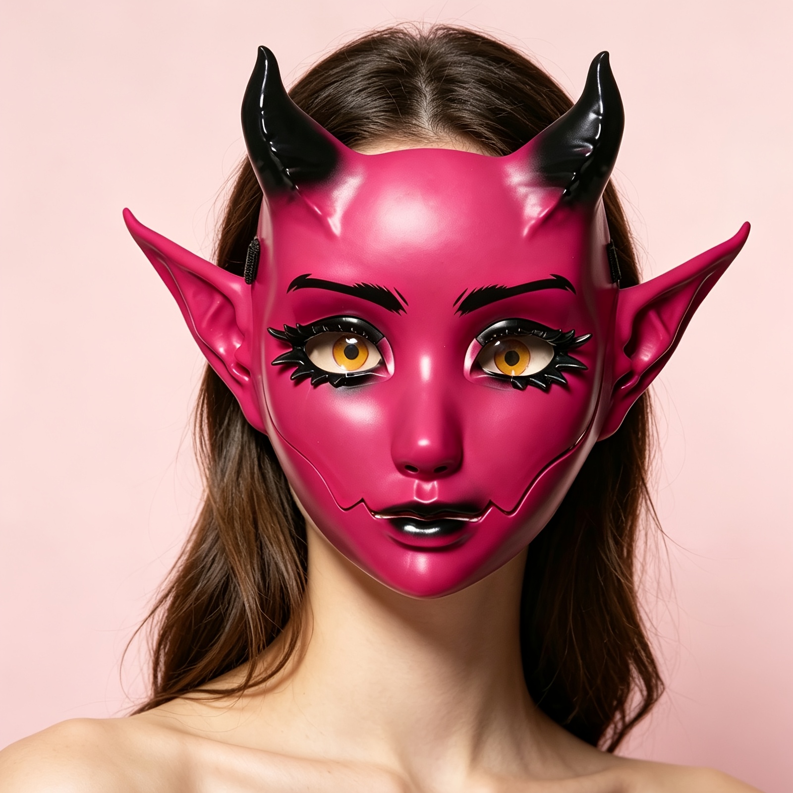 Devil Demon Mask, Realistic Full Face - Image 2