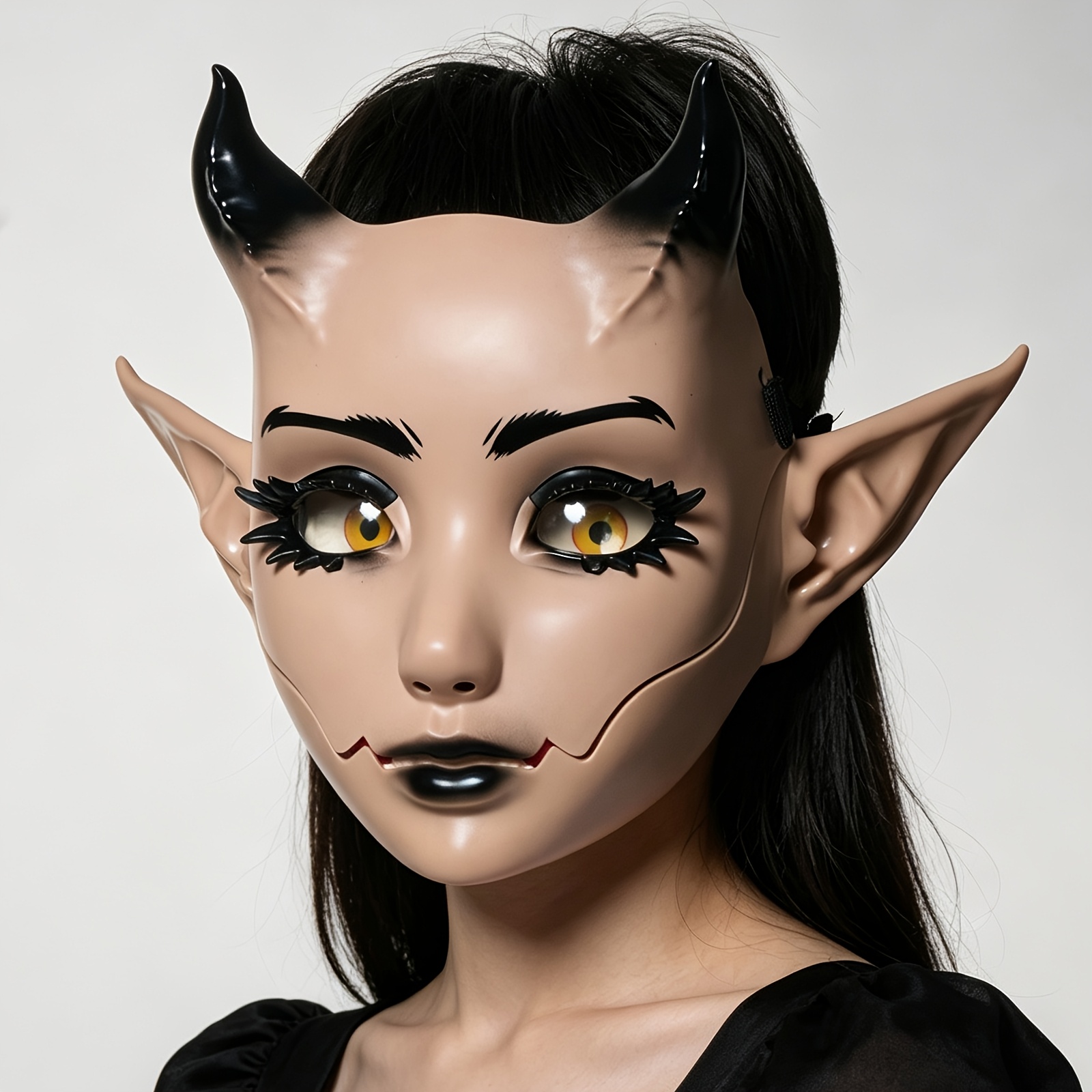 Devil Demon Mask, Realistic Full Face - Image 17